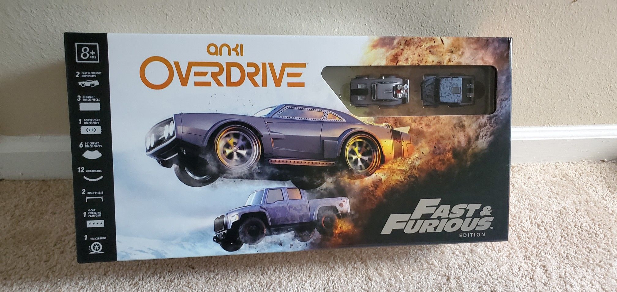 Anki Overdrive kit along with extra ramps
