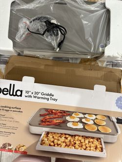 BELLA Large cooking surface 