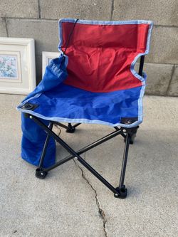 Toddler camping chair with sleeping bag