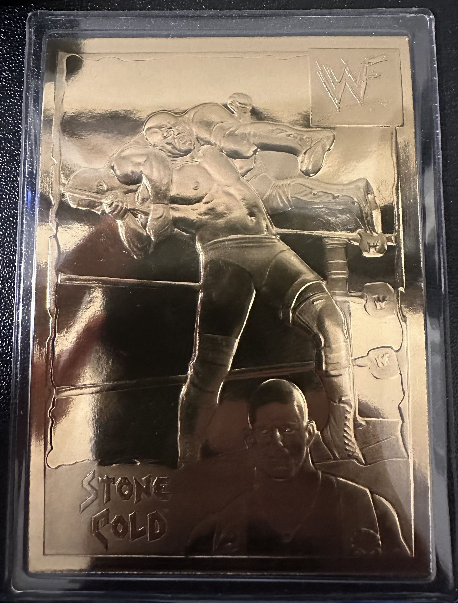 Danbury Mint 22K WWF Stone Cold Steve Austin Card