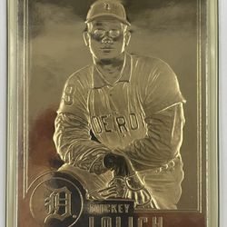 Mickey Lolich 22k Gold Danbury Mint Baseball Card