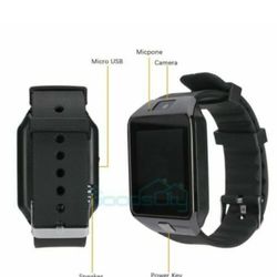 Bluetooth Smartwatch Touchscreen Wrist Smart Phone Watch Sports Fitness Tracker 