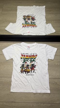 Vintage Kids / Toddlers Hey Mon We Be Jammin Bahamas Shirt