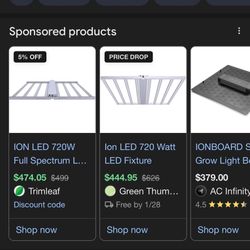 Grow Lights/ Grow Equipment