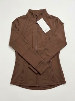 Brown Lululemon Full-Zip Athletic Jacket