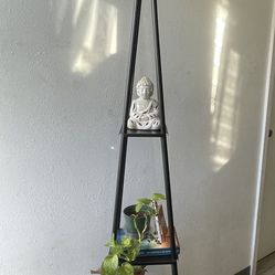 Mainstays 69 Inch Metal 3-tiered Floor Lamp