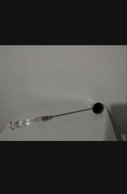VINTAGE WATERFORD CRYSTAL CANDLE SNUFFER 13" - M100