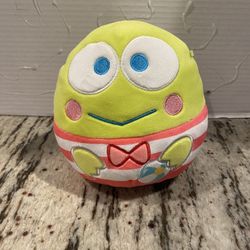 Keroppi with Beach Ball Hello Kitty Sanrio Squishmallows 6.5” Plush