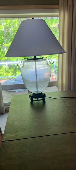 Lamp - Blown Glass and metal