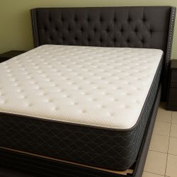 New Queen Mattress And Box Spring  2 Pc. Bed Frame Is Not Included 