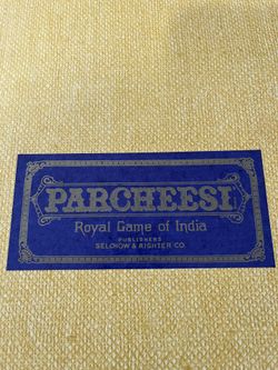 Vintage 1975 Parcheesi Game - Royal Game of India 
