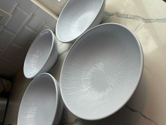 Large Salad Bowls Set Of 4 