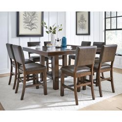 Pulaski Furniture Sable 9-Piece Counter Height Dining Set