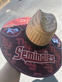 Fla state straw hat