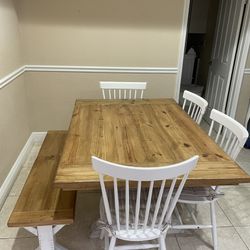 Custom Made Wood Table 