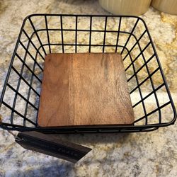 Small Wire Container (used for coffee pods) 8” X 8”