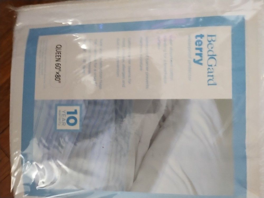 BedGard terry waterproof protector. QUEEN sized..... CHECK OUT MY PAGE FOR MORE ITEMS