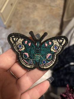 Butterfly Iron On Patch 