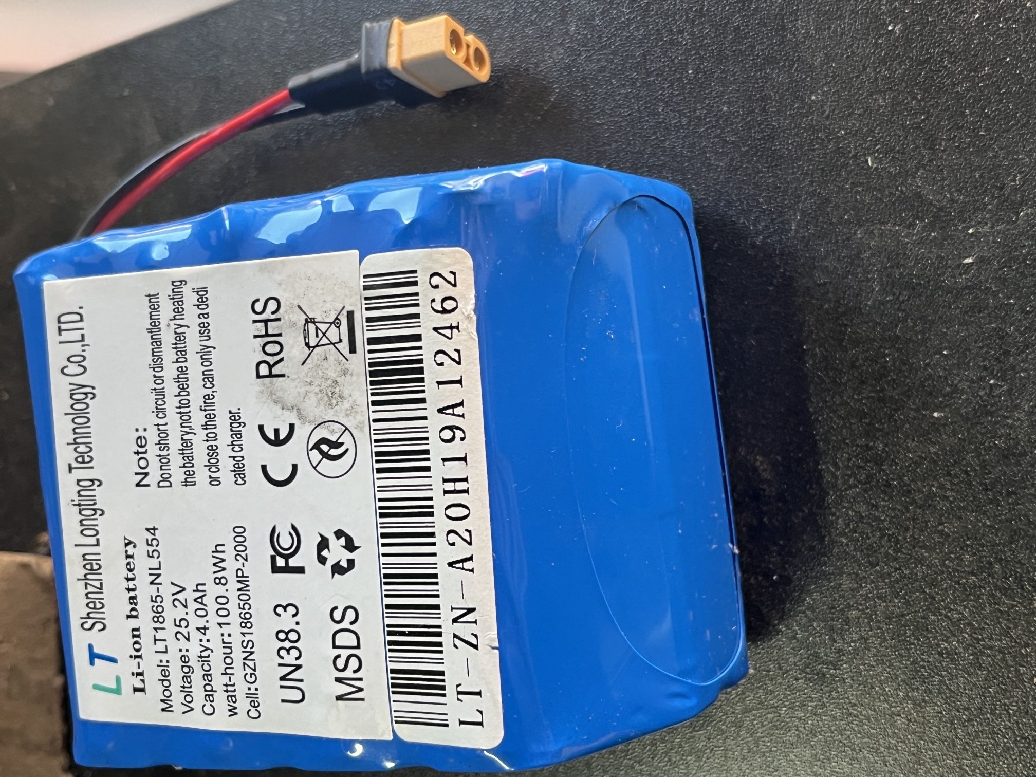 Hoverboard Battery 25.2v