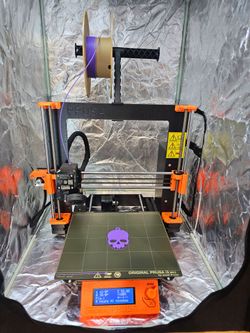 Prusa MK3S i3 3D Printer w/ Enclosure & MatterHackers 1KG Filament