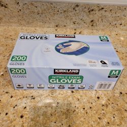 1 Unopened Box Nitrile Gloves Medium