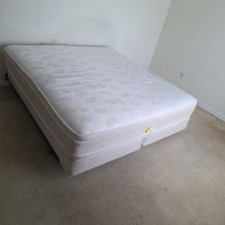 California King  mattres, box spring and frame for free.