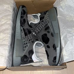 Adidas Pharrell Human Races Animal Print Black And Charcoal.