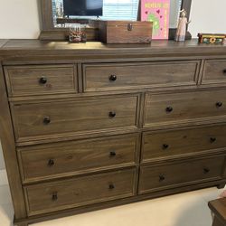 Dresser and Two Nightstands 