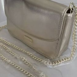 Jimmy Choo Parfums Metallic Gold Chain Strap Crossbody