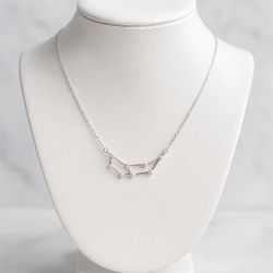 Francis Claire Capricorn Zodiac Necklace – Dainty Silver Constellation Jewelry