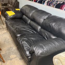 Leather couch