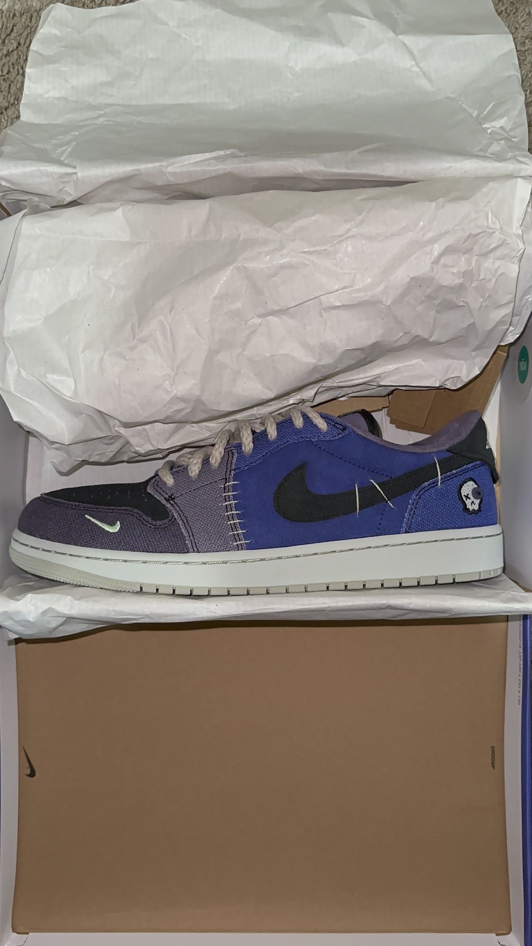 Air Jordan One Retro Low OG Zion Williamson Voodoo Alternative Size 12