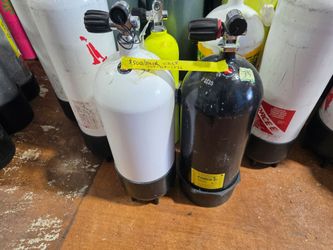 Steel HP80 Scuba Tanks (2)