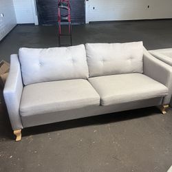 New Modern Sofa Light Gray Color See Picture For Dimensions 