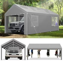 Large Heavy Duty Car Tent 10'x20'  grey $120 