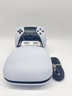 Sony PS5 DualSense Wireless Controller (CFI-ZCP1) Included w/ Charger & Case