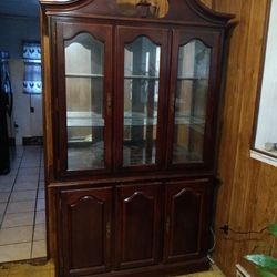 China Cabinet & Dresser with Mirror