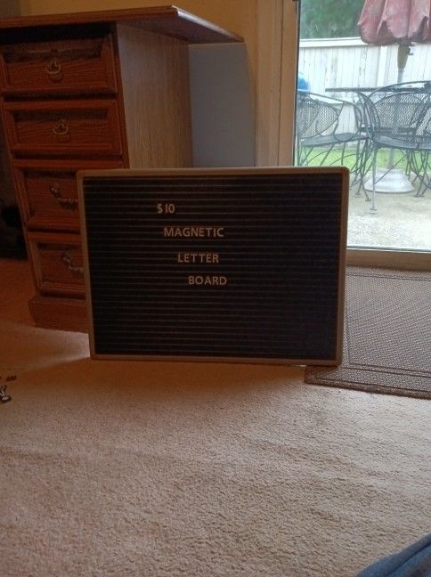 Magnetic Letter Board