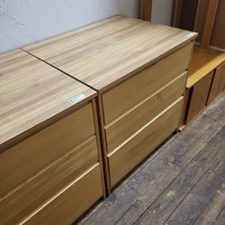 3 DRAWS DRESSERS WITH HIGH QUALITY WOOD, ONLY 2 LEFT (HOME 82)