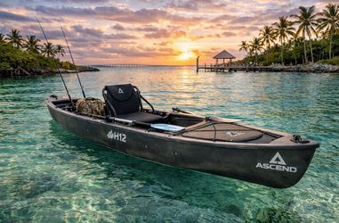 Ascend H12 Hybrid Fishing Kayak Ready to Fish 🎣