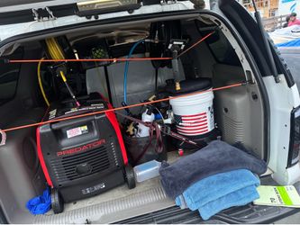 Mobile detailing truck with everything included