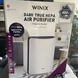 BRAND NEW WINIX D480 True Hepa 3 Stage Air Purifier + SMART Sensor/LIGHT Sensor