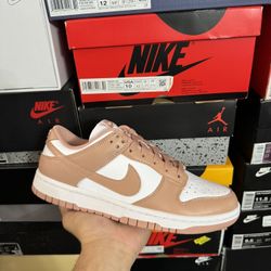 DS Nike Dunk Low Rose Whisper sizes 8.5W,10W