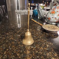 Vintage Brass Bell 9"