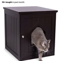 Brand new BIRDROCK HOME Decorative cat house/litter box enclosure - Great Gift Idea