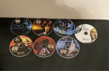 Star Wars DVD Lot (7 Discs) — Clones, Sith, A New Hope, Empire + Story of Star Wars | Discs Only, No Cases