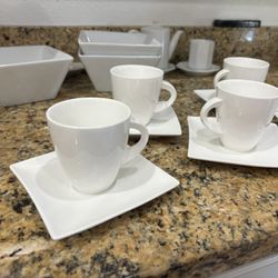 Coffee Expresó  Cups And Saucer High Quality 