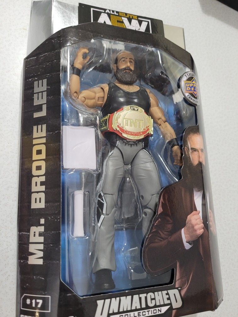 New AEW Unmatched Mr Brodie Lee All Elite Wrestling Action Figure 