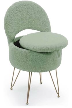 New - Makeup Vanity Stool with Storage for Kids