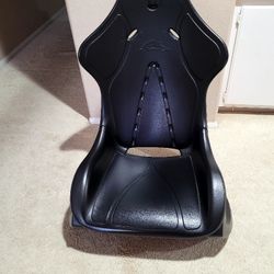 X Rocker Black Plastic Floor Gaming Chair
